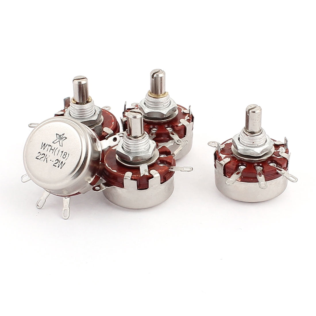 Uxcell 2W 15K Ohm Resistence Rotary Wirewound Pots Potentiometer W Knob