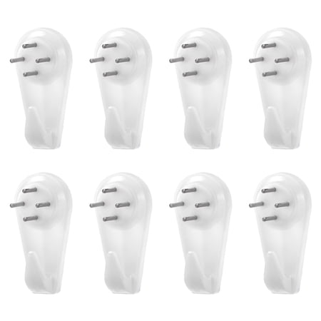 Unique Bargains 22lbs Non-Trace Hanger Wall Non-mark Photo Frame Hooks 100Pack