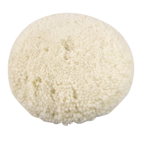 Unique Bargains 24.3cm 9.5" OD Vehicle Car Buffing Polishing Pad Buffer White