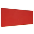 thumbnail image 1 of Unique Bargains Protector PU Leather Dual Side Mouse Pad Mat for Office Home Red/Yellow 35"x18", 1 of 6