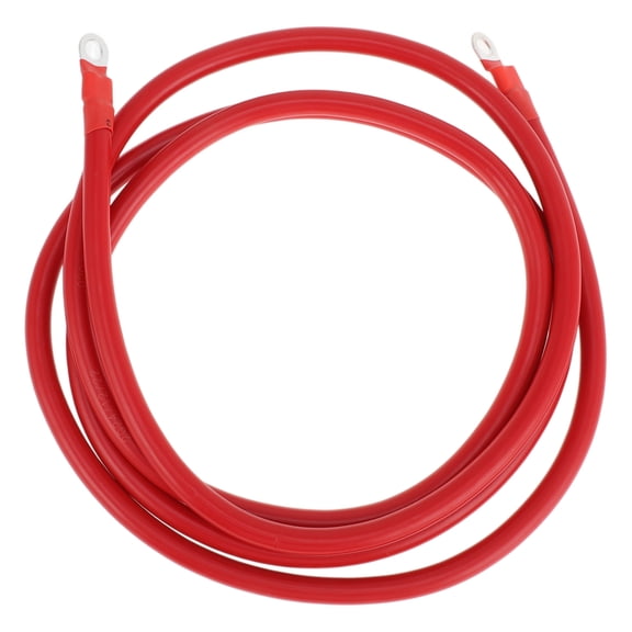 Unique Bargains 240cm 4AWG Battery Inverter Cable 5/16" Battery Cable Tinned Copper Red