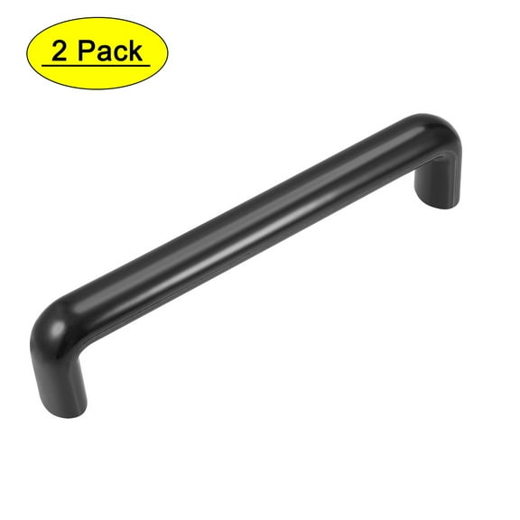 Unique Bargains 240mm Hole Centers Pulls Handles Black 2Pack