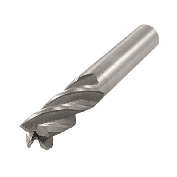 Unique Bargains 25/64" x 25/64" Straight Shank HSS-AL End Mills Cutter Milling Tool