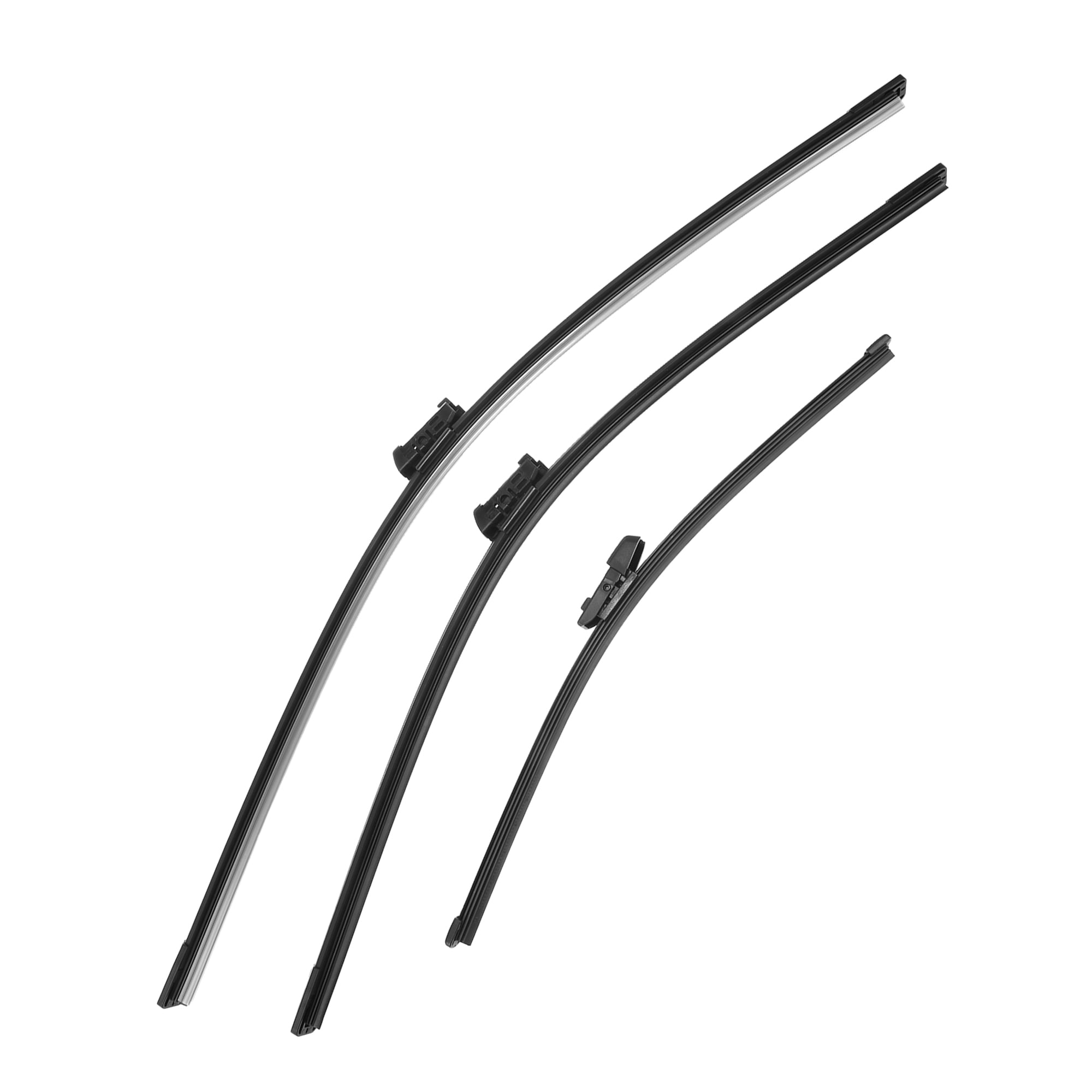 Unique Bargains 25 Inch Front Rear Windshield Wiper Blade Set Fit for Volkswagen Tiguan