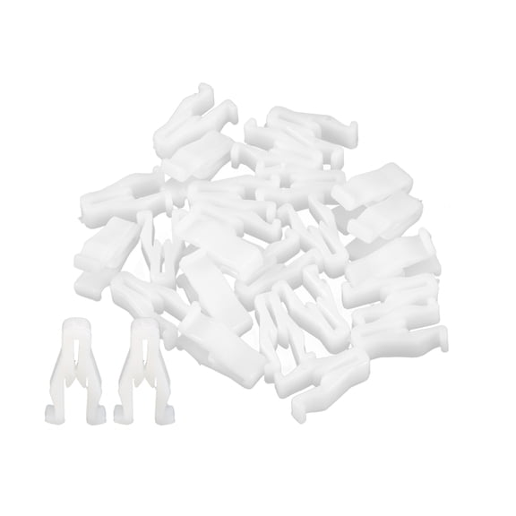 Unique Bargains 25 Pcs Center Console Radio DVD Dash Panel Switch Clip Body Trim Bezel Retainer Fit for Scion IQ White