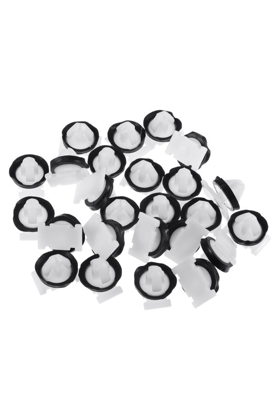 25 Pcs Rocker Panel Clip No.11547581 Automotive Clips for Buick Enclave 2018-2023 Plastic White