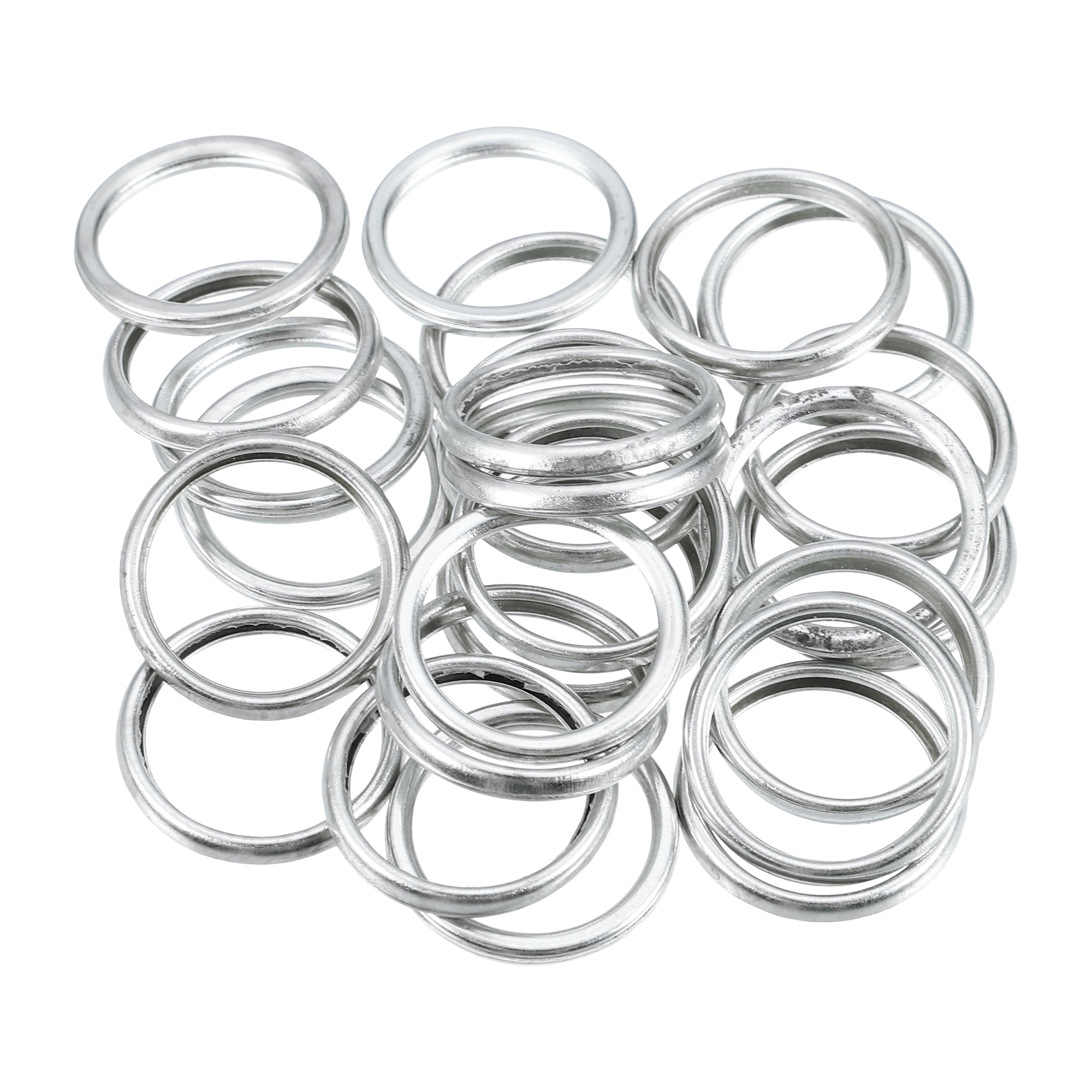 Unique Bargains 25Pcs Car Oil Drain Plug Gaskets for Subaru BRZ 2013-2020 Aluminum
