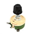 thumbnail image 1 of Unique Bargains 25W 100 Ohm Round Ceramic Wirewound Potentiometer Adjustable Resistor Rheostat, 1 of 3