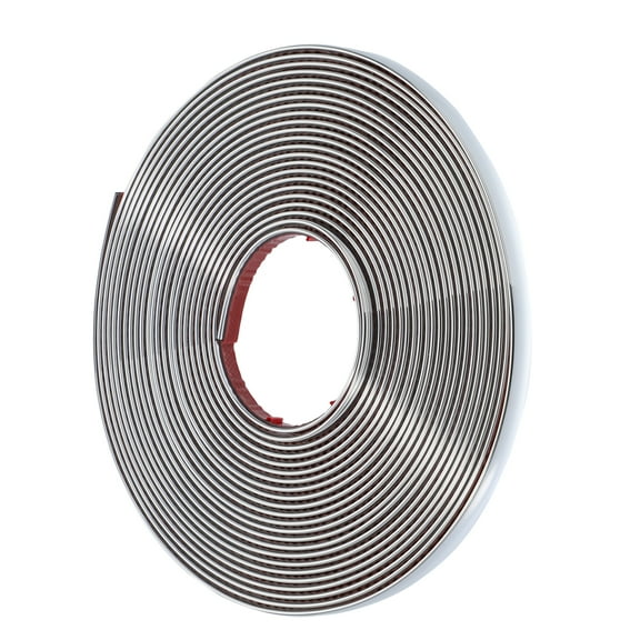 Unique Bargains 25ft Automotive Trim Car RV Door Window Bumper Side Body Trim Strip Scratch Proof 1/2" 12mm Silver Tone