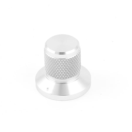 Unique Bargains 25mm CNC Aluminium Alloy Speaker Volume Control Potentiometer Knob Cap 6mm Hole