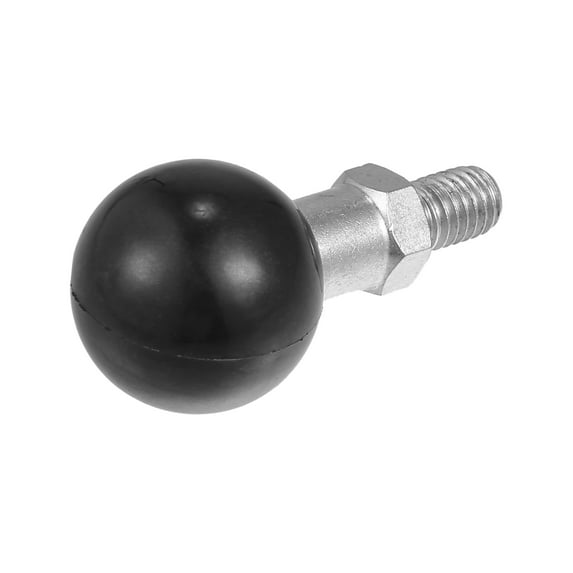 Unique Bargains 25mm Motorcycle Ball Mount Portable Adapter Rear View Mirror Screw Ball Head with M8 Threaded Bolt
