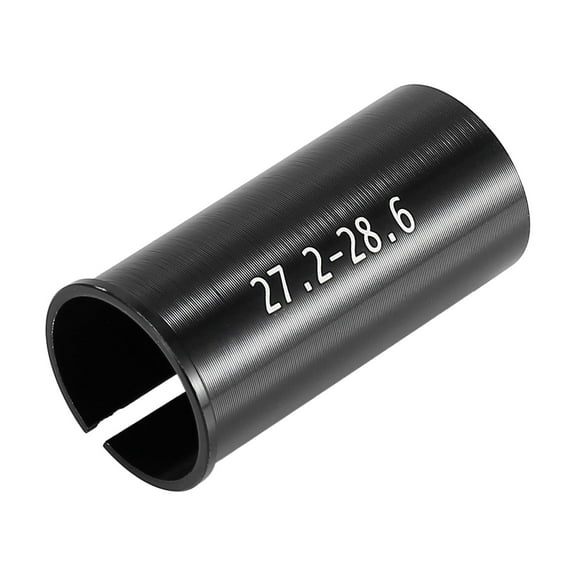 Unique Bargains Bicycle Bike Seat Post Tube Adapter Aluminium Alloy Black 27.2 to 28.6mm