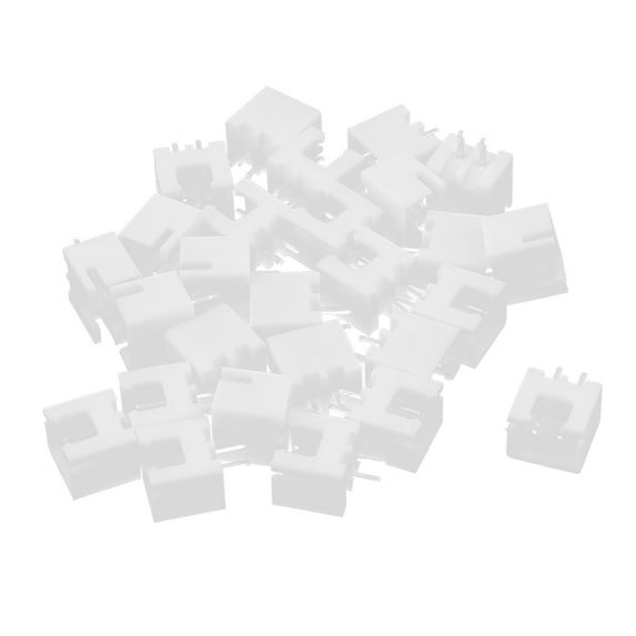 Unique Bargains 27 x Plastic Housing 2P 2.54mm Pitch XH Type Connector White