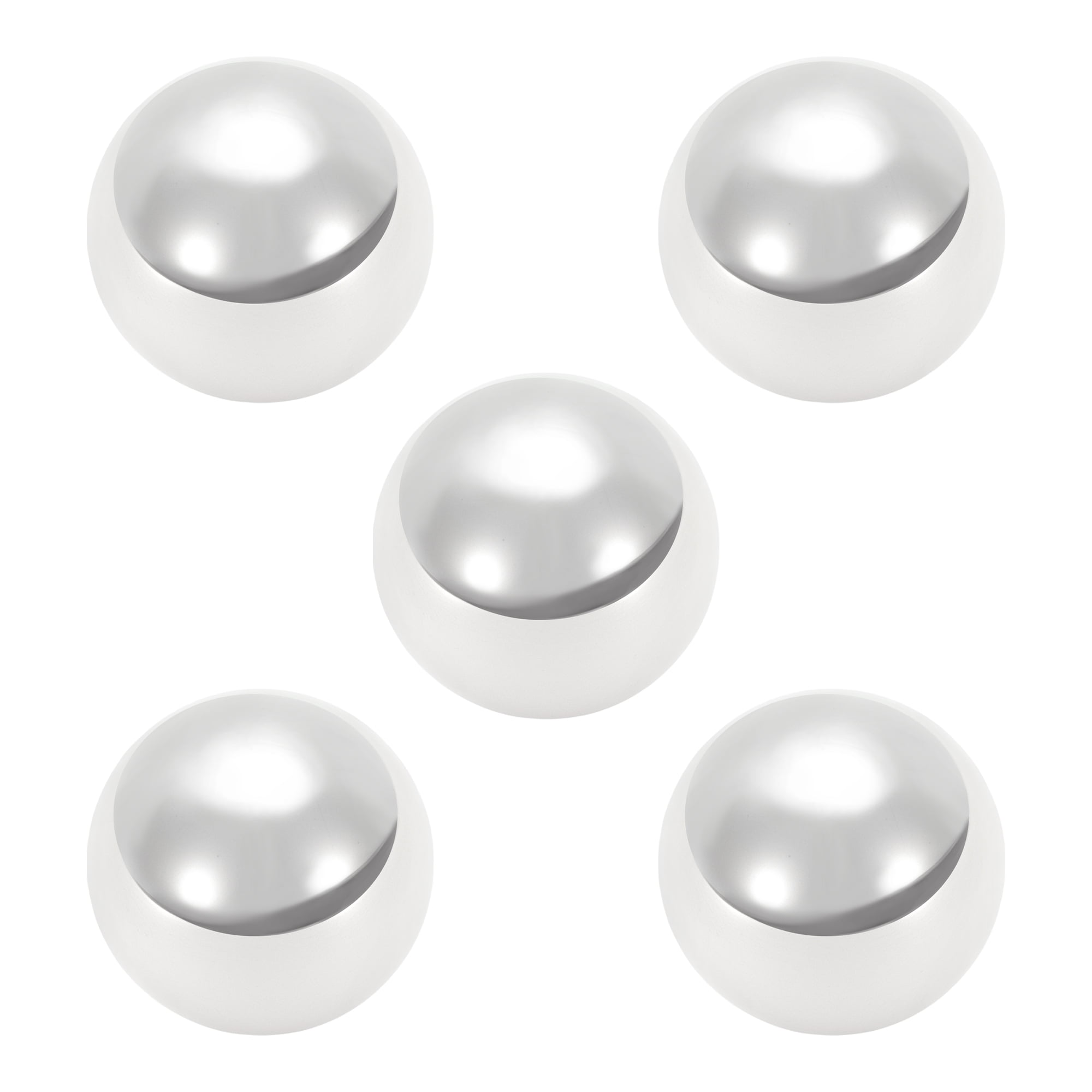 Unique Bargains 28.6mm Bearing Ball Bearing Steel G100 Precision Ball Silver Tone 5 Pcs