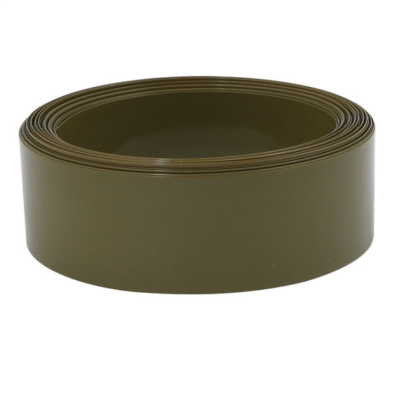 Unique Bargains 29.5mm Flat Width 10M Long Heat Shrinkable Tube Army Green for 18650 Battery