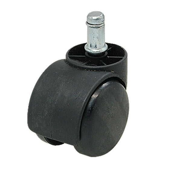 Unique Bargains 2Inch Twin-wheel Black Chair Casters w Grip Connector