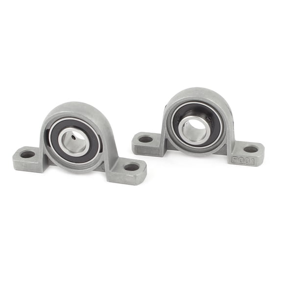 Unique Bargains 2PCS Self Align 12mm Bore Inner Ball Mounted Pillow Block Insert Bearing KP001