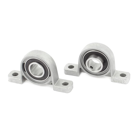 Unique Bargains 2PCS Self Align 15mm Bore Inner Ball Mounted Pillow Block Insert Bearing KP002