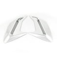 thumbnail image 1 of Unique Bargains 2PCS Silver Tone Plastic Car Adhesive Side Vent Air Flow Fender Sticker Decor, 1 of 1