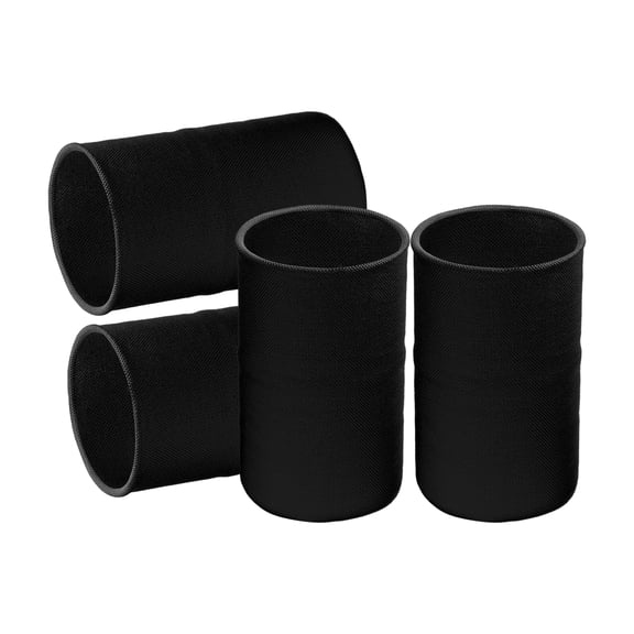 Unique Bargains 2Pair Wrist Bands Wrist Compression Sleeves Elastic Thin Wrist Brace Support Black Size L