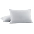 thumbnail image 1 of Unique Bargains 2Pc Breathable Zipper Closure Pillowcases Light Gray King, 1 of 8