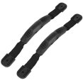 thumbnail image 1 of Unique Bargains 2Pcs 10.62 Inch Universal Rubber Carry Grab Handle with Single Hole Round Base, 1 of 6