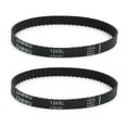thumbnail image 1 of Unique Bargains 2Pcs 124XL 62 Teeth 10mm Width Single Side Black Rubber Timing Belt 12.4" Girth, 1 of 1
