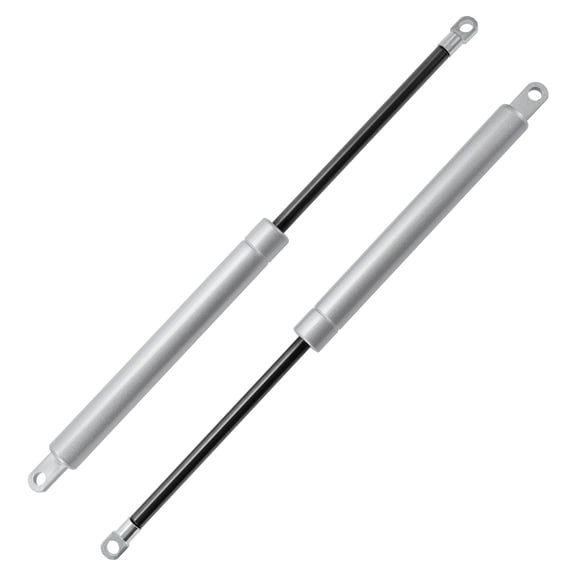 Unique Bargains 2Pcs 133Ib/600N/60kg 15"/380mm Lift Supports Struts Gas Spring Metal Silver Tone