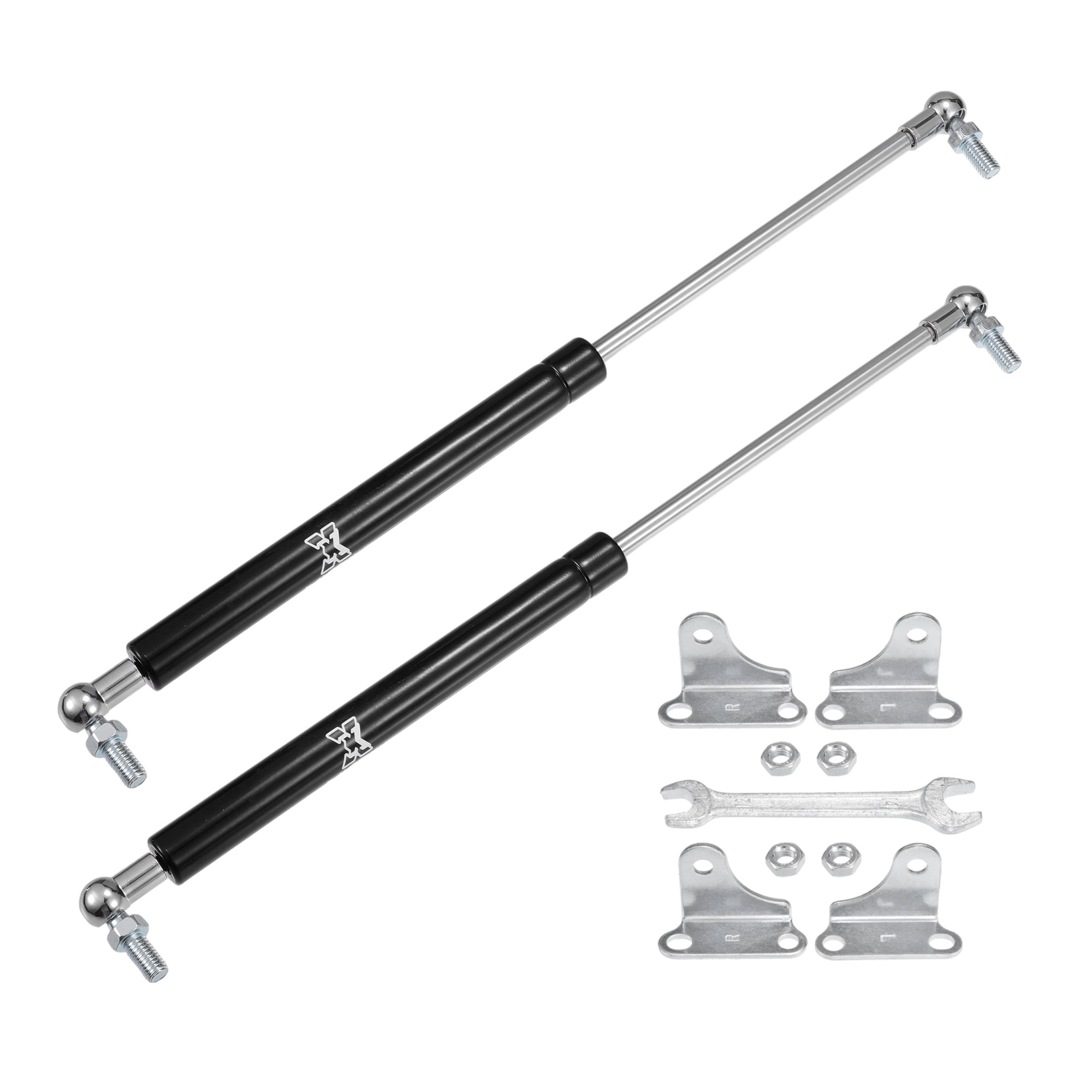 Unique Bargains 2Pcs 15inch Lift Supports Struts Gas Spring for RV Car Truck 67lb