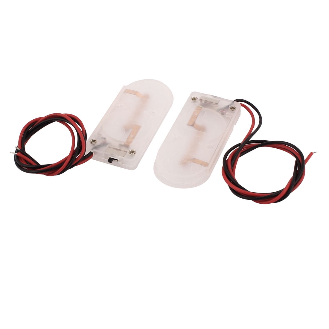 Unique Bargains 2Pcs 2xCR2032 Coin Button Cell Battery Holder Case on