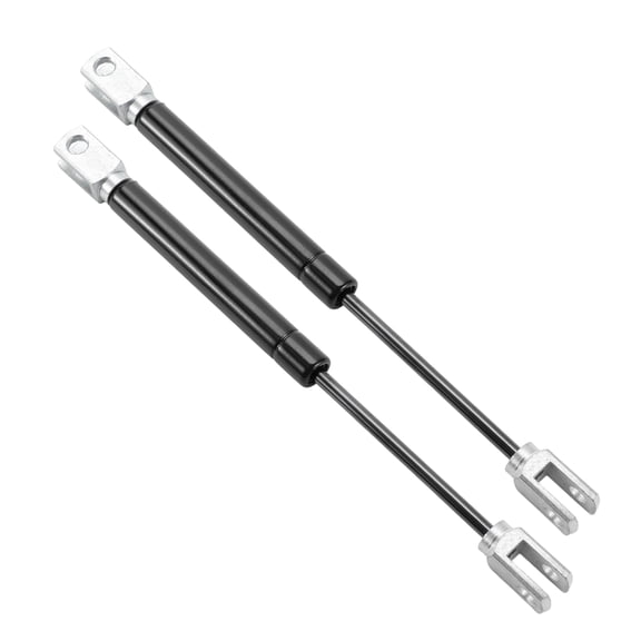 Unique Bargains 2Pcs 30Ib/135N/13.5kg 10"/254mm Lift Supports Struts Gas Spring Black