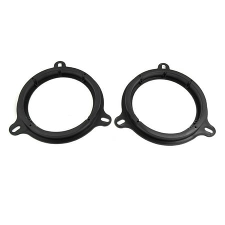 Unique Bargains 2Pcs 6.5" 20mm Depth Car Speaker Spacer Ring Adapter Bracket Extender