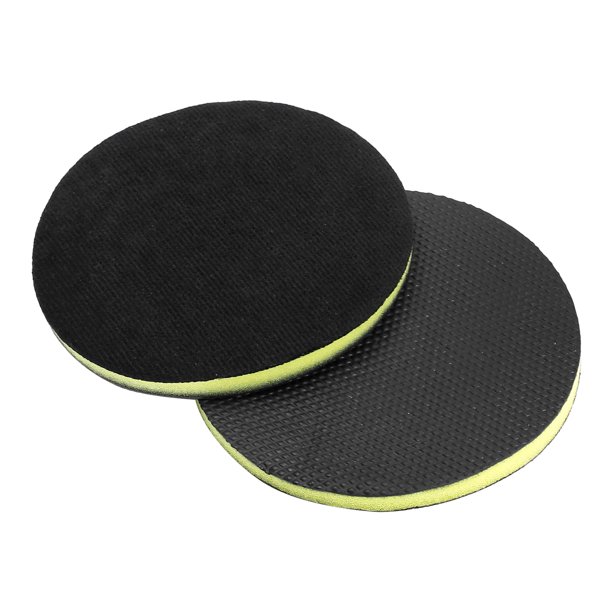 Unique Bargains 2Pcs 6" Black Clay Pad Automotive Washing Cleaning