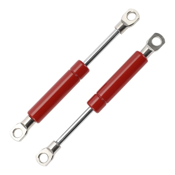 Unique Bargains 2Pcs 65Ib/289.25N/29kg 6"/150mm Lift Supports Struts Gas Spring Red