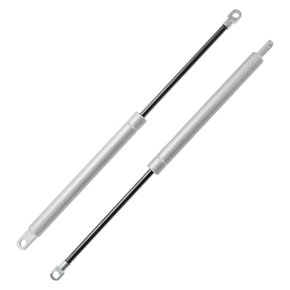 Unique Bargains 2Pcs 67Ib/300N/30kg 15"/380mm Lift Supports Struts Gas Spring Metal Silver Tone
