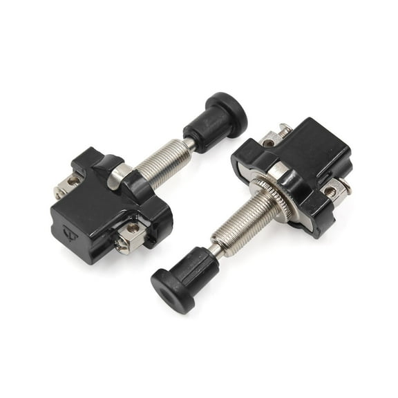 Unique Bargains 2Pcs 8mm Thread Mount Electrical Car ON-OFF Push-Pull Switch DC 12V