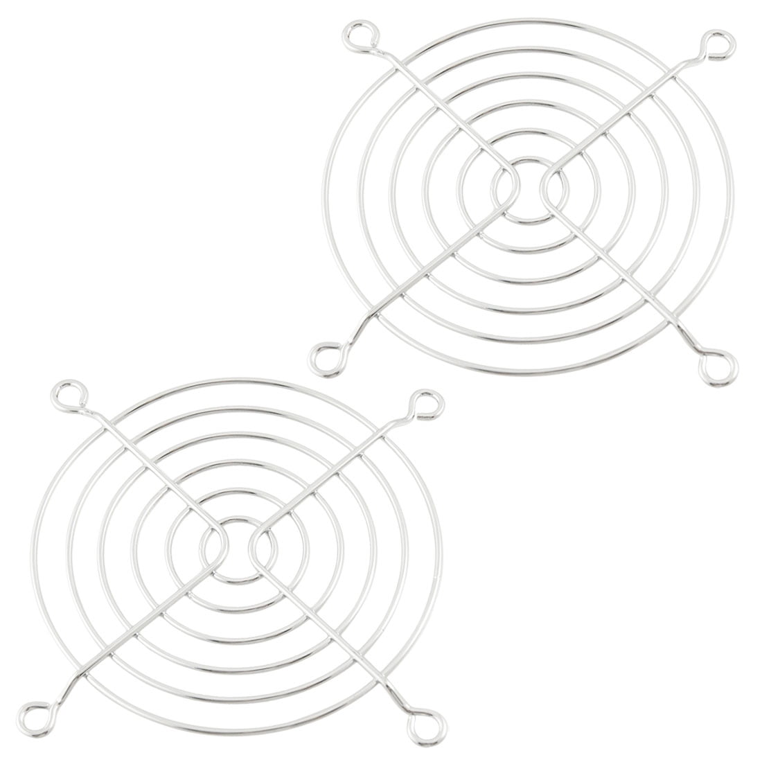 Unique Bargains Metal Wire 90mm CPU Fan Grill Guard Protector 2 Pcs for ...