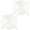 thumbnail image 1 of Unique Bargains Metal Wire 90mm CPU Fan Grill Guard Protector 2 Pcs for PC Computer, 1 of 1