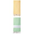 thumbnail image 1 of Unique Bargains 2Pcs Anti-Sand Turkish Quick Dry Beach Towel Yellow Green 71" x 40", 1 of 8