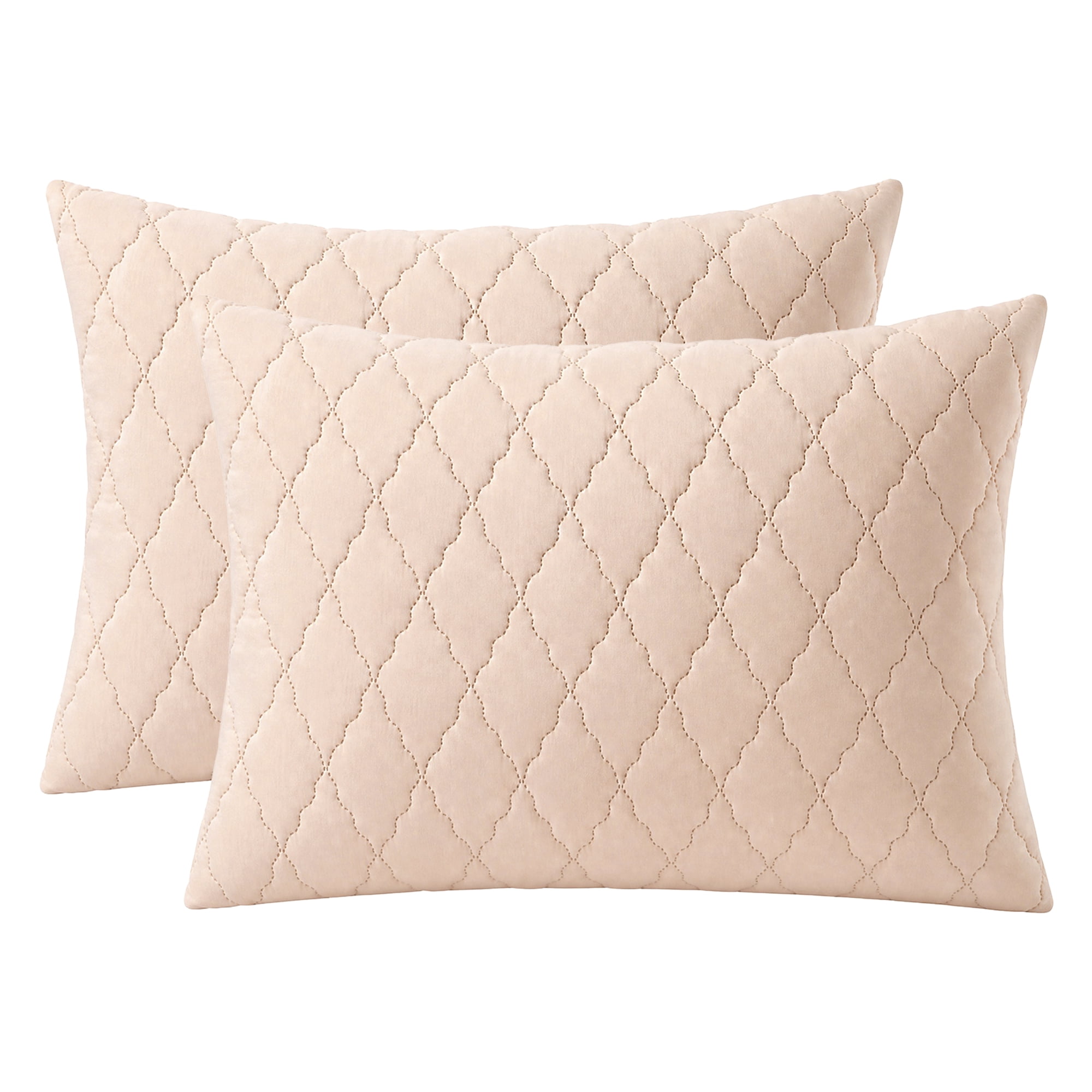 Unique Bargains Breathable Hypoallergenic Envelope Pillow Protectors Jumbo Khaki 20" x 28"