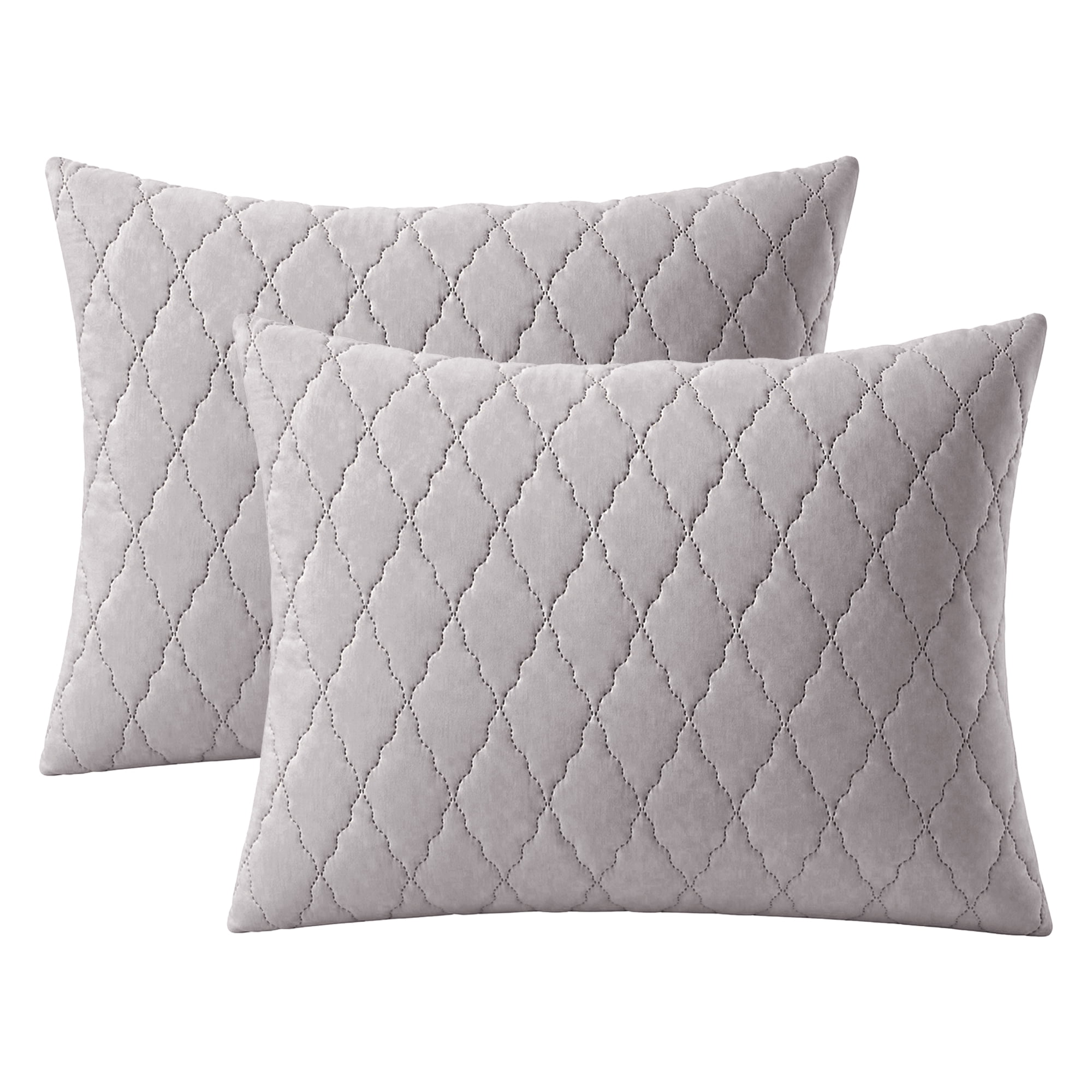 Unique Bargains Breathable Hypoallergenic Envelope Pillow Protectors Standard Gray 20" x 26"