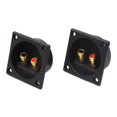 thumbnail image 1 of Unique Bargains 2Pcs Rectangle Shape Car Amplifier Speaker Box Spring Binding Post Dual Terminal Connector Board, 1 of 3