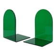 thumbnail image 1 of Unique Bargains 2Pcs Clear Acrylic Modern Non-Skid Bookends Song Bailv 4.7*3.9*6.1inch, 1 of 5