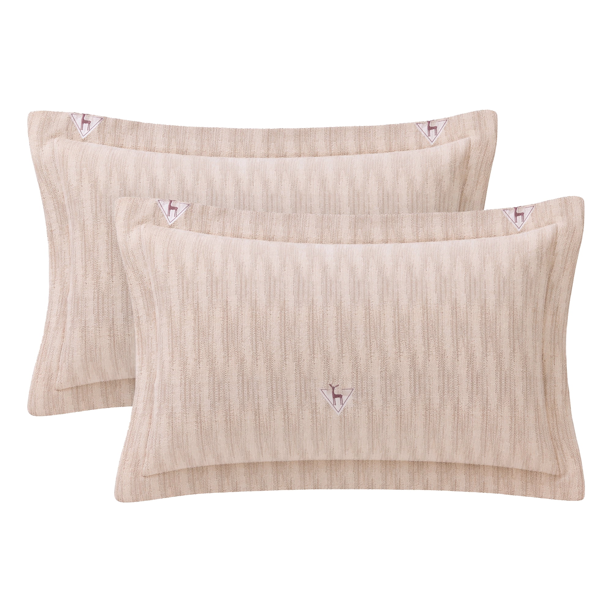 Unique Bargains 2Pcs Cotton Smooth Cooling Bedding Pillowcase Queen Color A