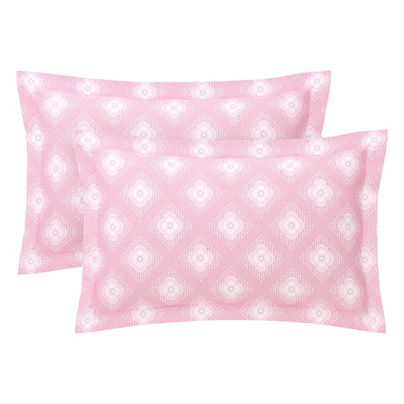 Unique Bargains 2Pcs Cotton Smooth Cooling Bedding Pillowcase Queen Color C