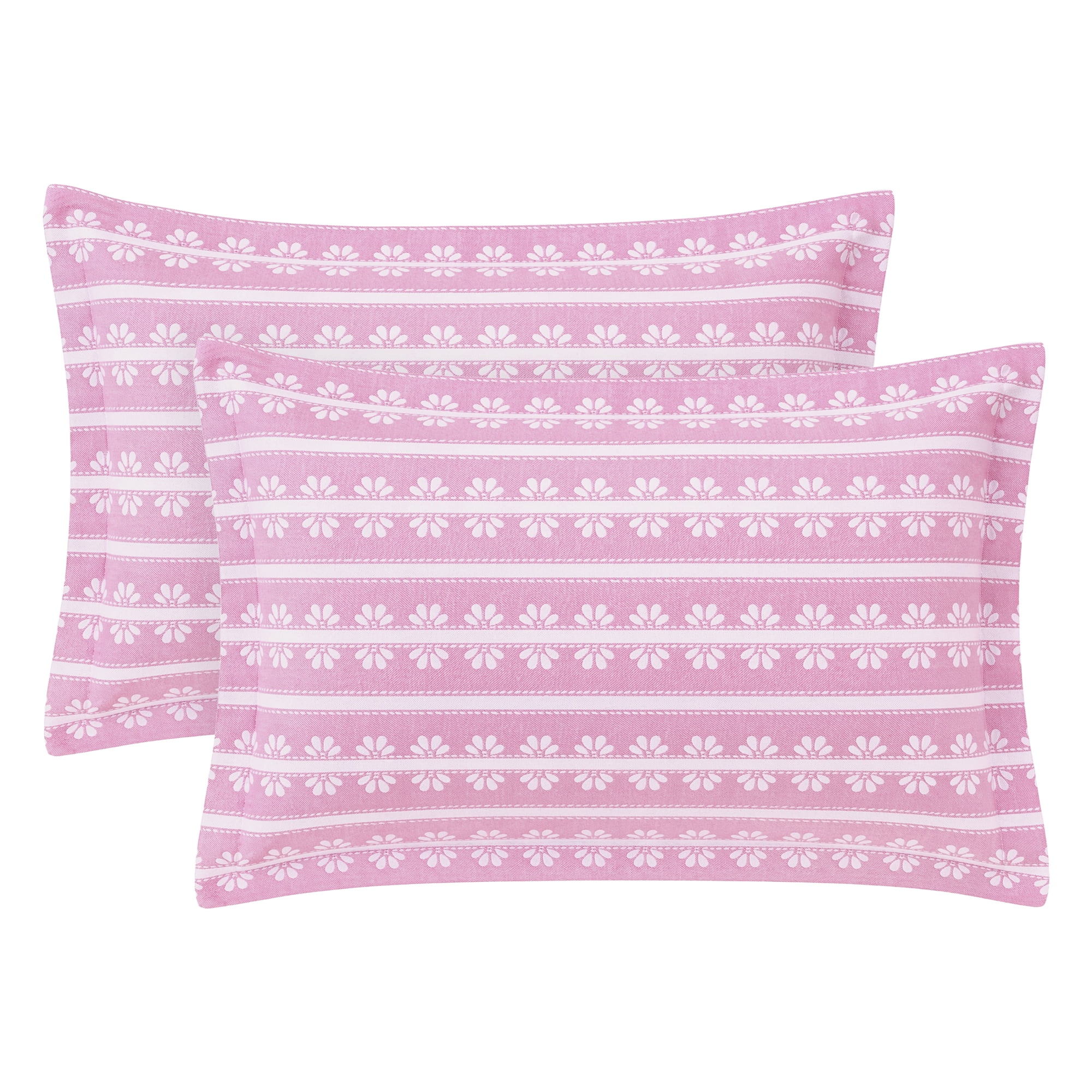 Unique Bargains 2Pcs Cotton Smooth Cooling Bedding Pillowcase Queen Color E