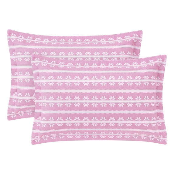Unique Bargains 2Pcs Cotton Smooth Cooling Bedding Pillowcase Queen Color E