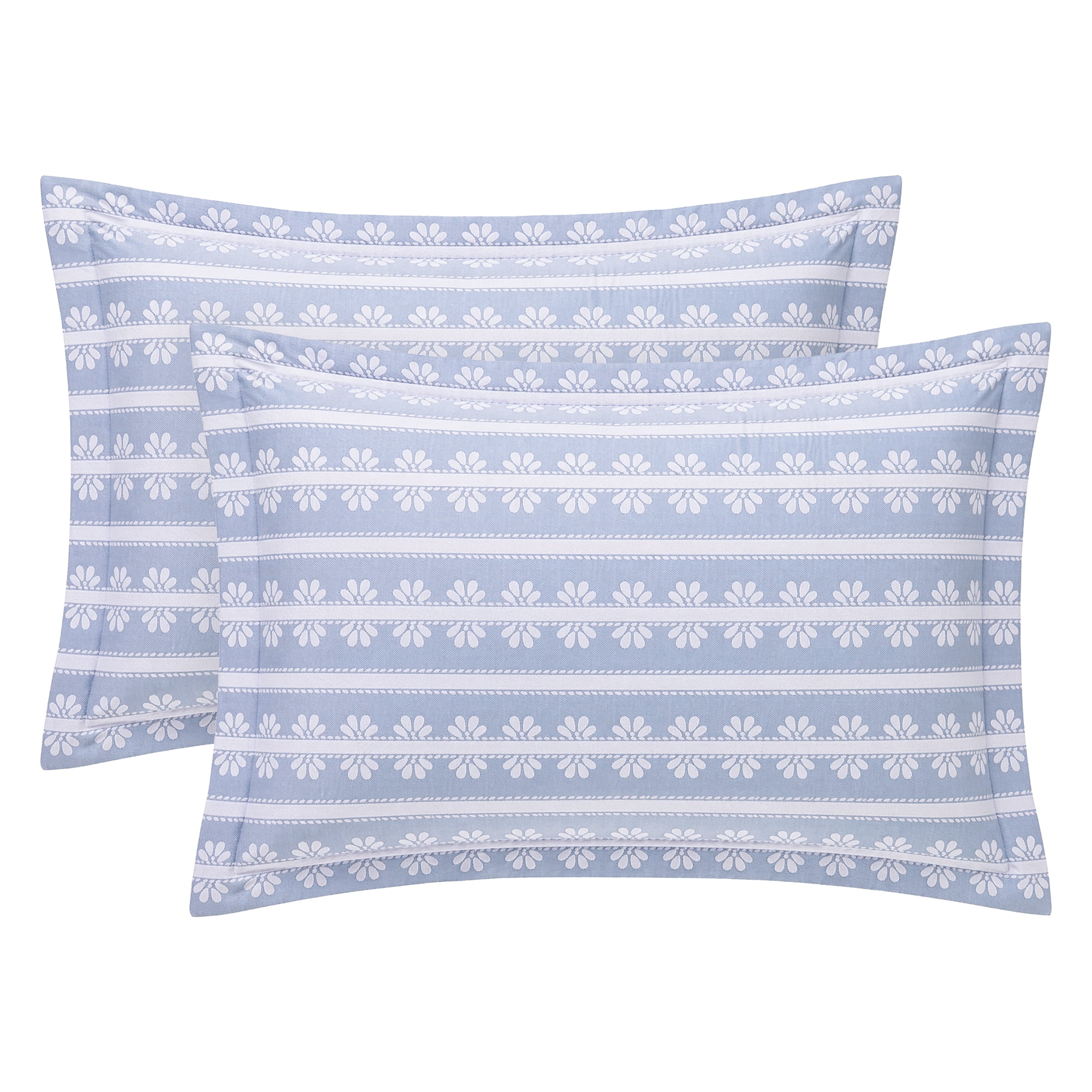 Unique Bargains 2Pcs Cotton Smooth Cooling Bedding Pillowcase Queen Color F