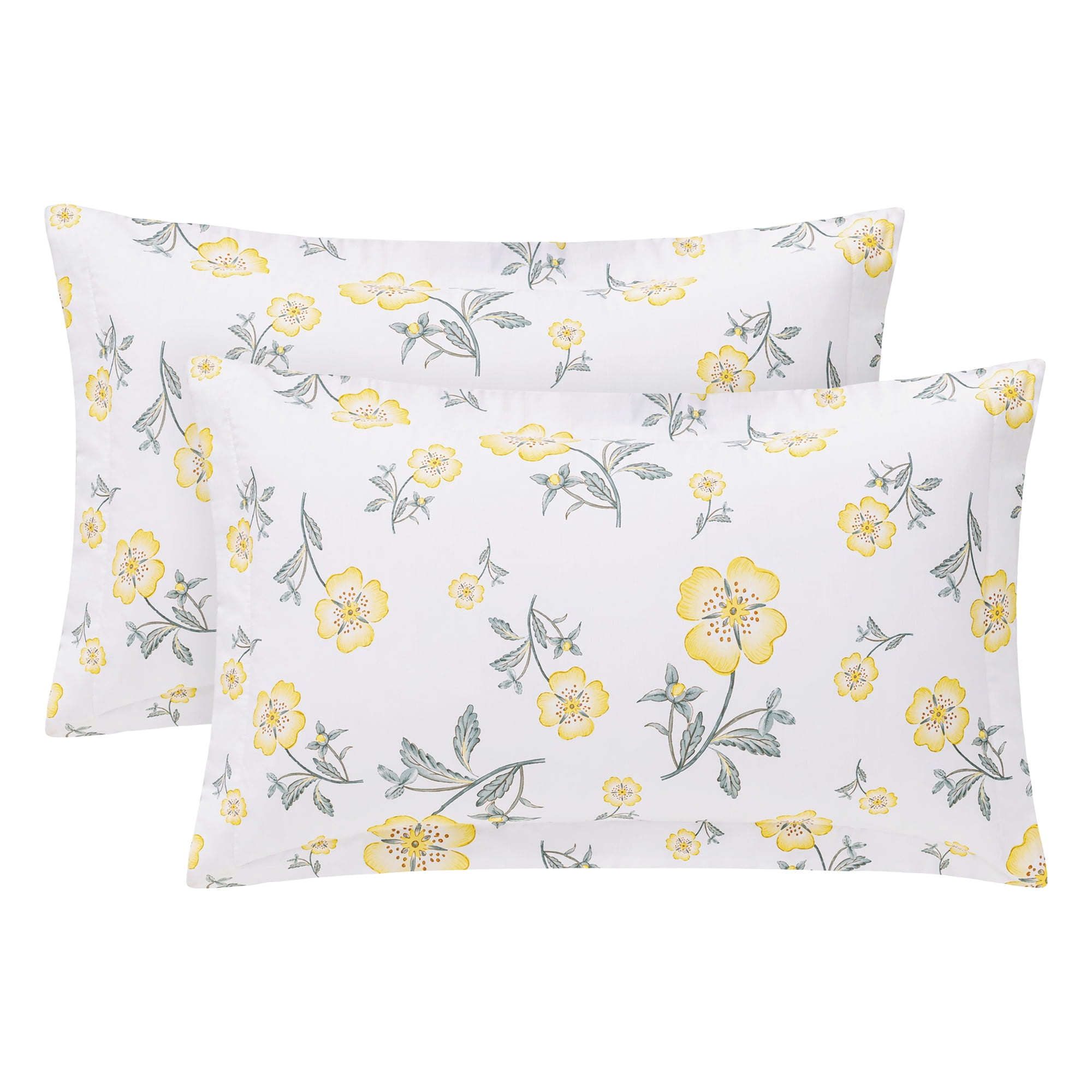 Unique Bargains 2Pcs Cotton Smooth Cooling Pillow Covers Queen Color B