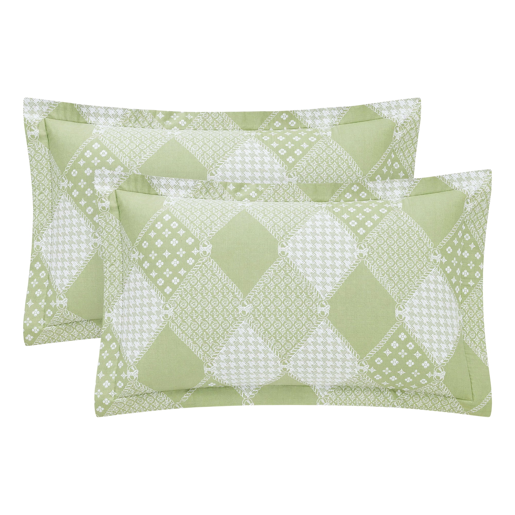 Unique Bargains 2Pcs Cotton Smooth Cooling Pillow Covers Queen Color C